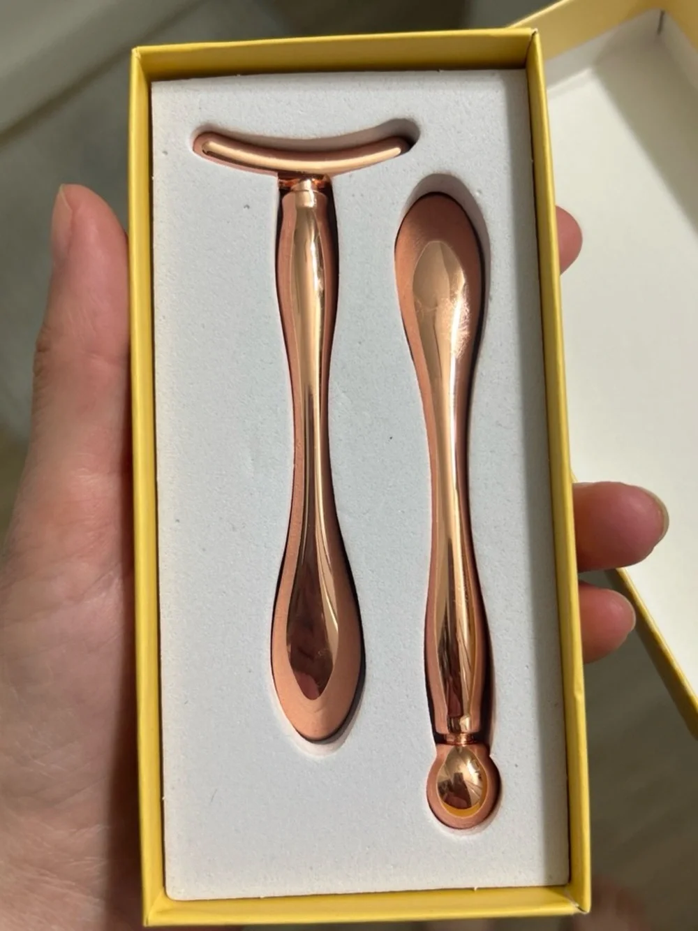 Volition Facial Fitness Kit - Gold Face Sculptor & Eye De-Puffer